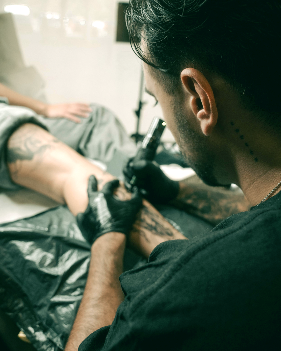 Tatuaje en cliente real