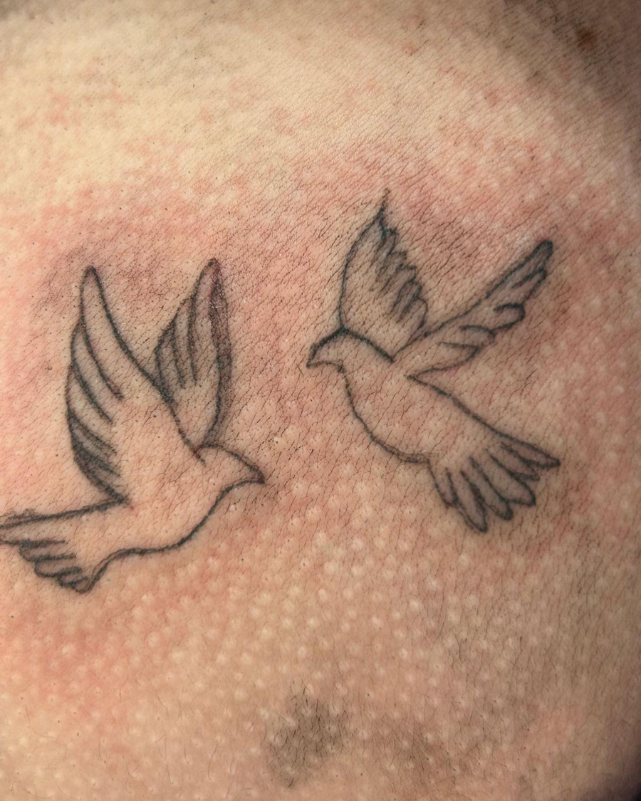 Tatuaje de Virginia antes del curso